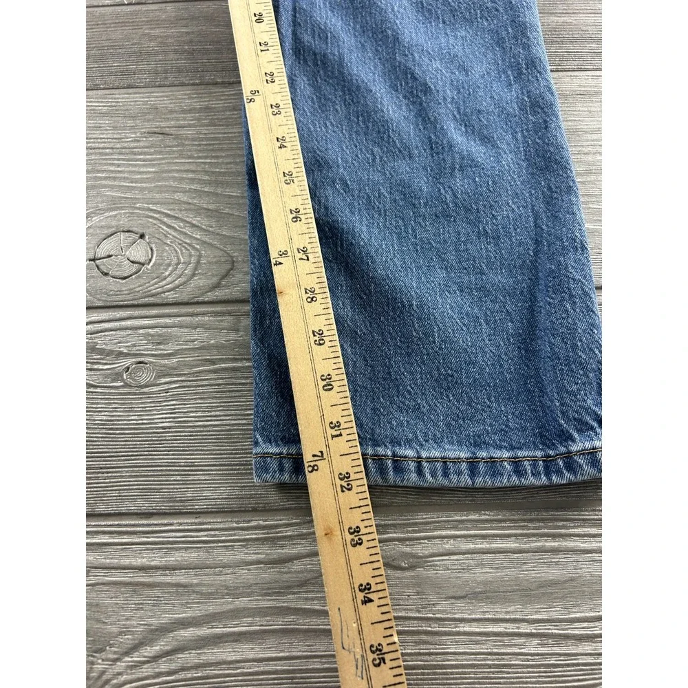 Levi's 505 Jeans Men's 34X34 Regular Straight Vintage Medium Wash Faded